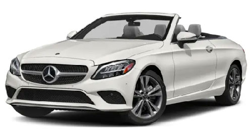 C 300 Convertible Mercedes on rent in Goa.