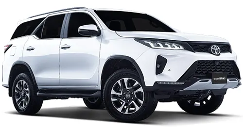 Toyota Fortuner Legender on rent in Goa.