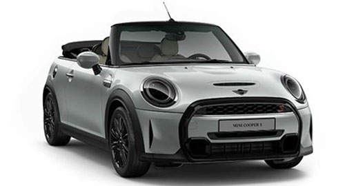 Mini Cooper Convertible on rent in Goa.